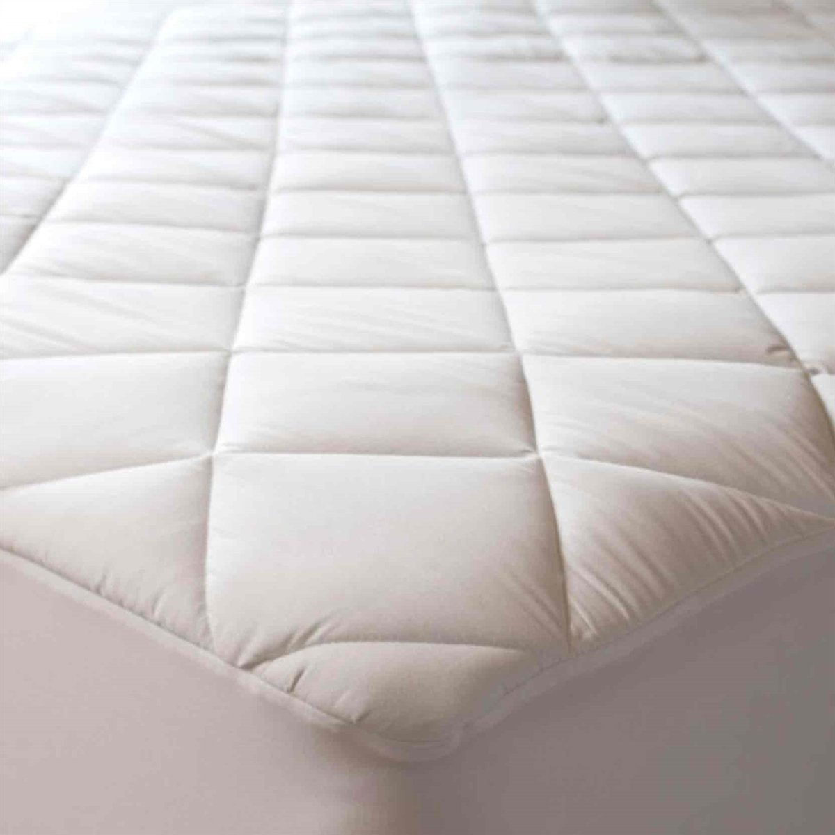 Niagara 100% Cotton Quilted Mattress Protector Queen 60 X 80 Inches Fits 8-21 Deep Pocket Breathable Absorbent Mattress Pad Cove